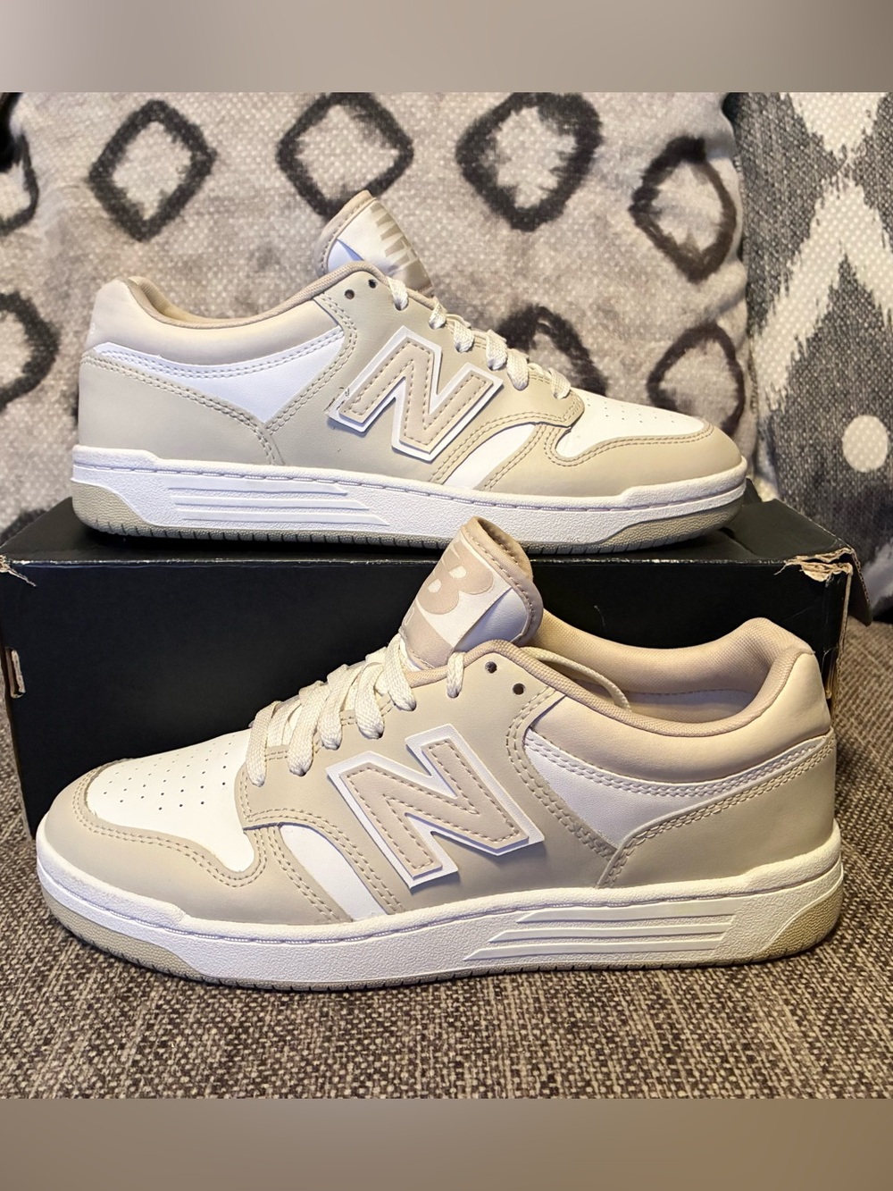 New Balance 480 Timberwolf Size 7.5M